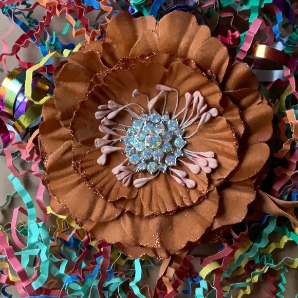 🌰 TIEKS CHESTNUT FLOWER 🌰 NWOT 🌰 - Picture 6 of 16